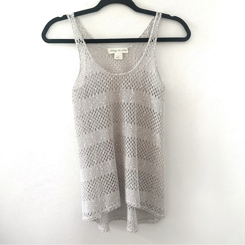 Boho Staring at Stars Crochet Lace Tank Top